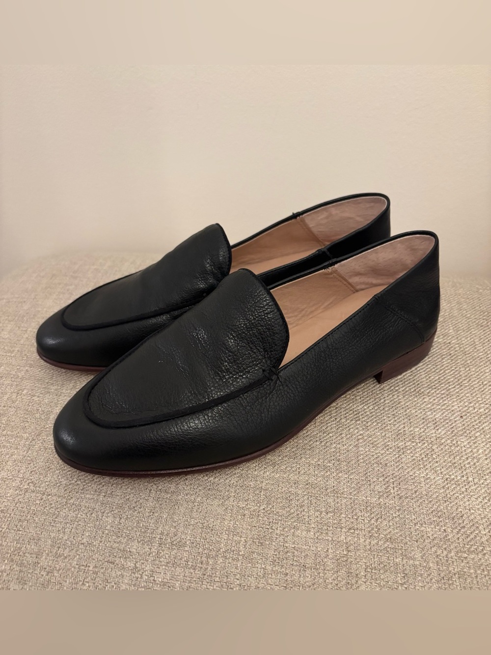 Antonio Melani Genuine Leather Black Loafers Women’s 8.5 M New With Tags - Picture 2 of 6